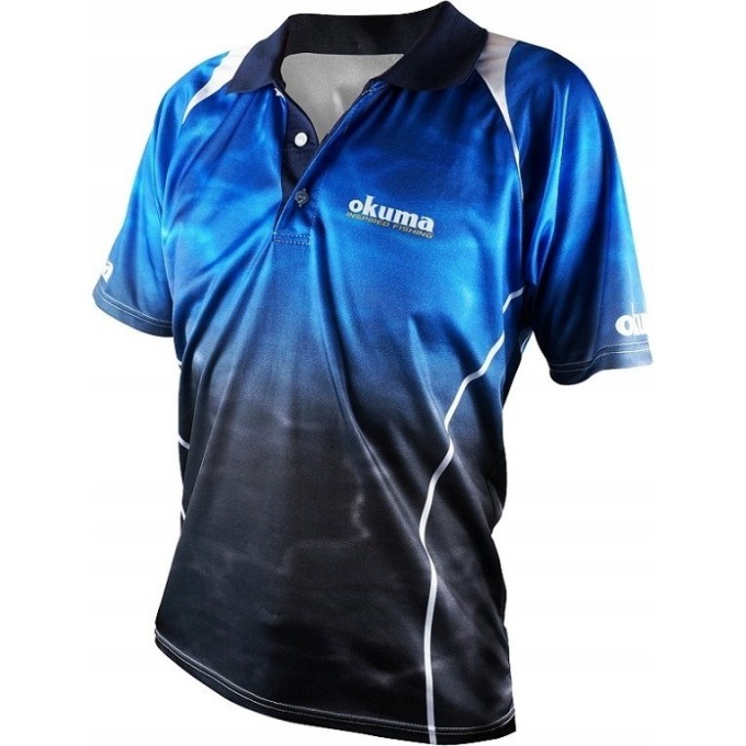Футболка OKUMA Blue Polo S 55012