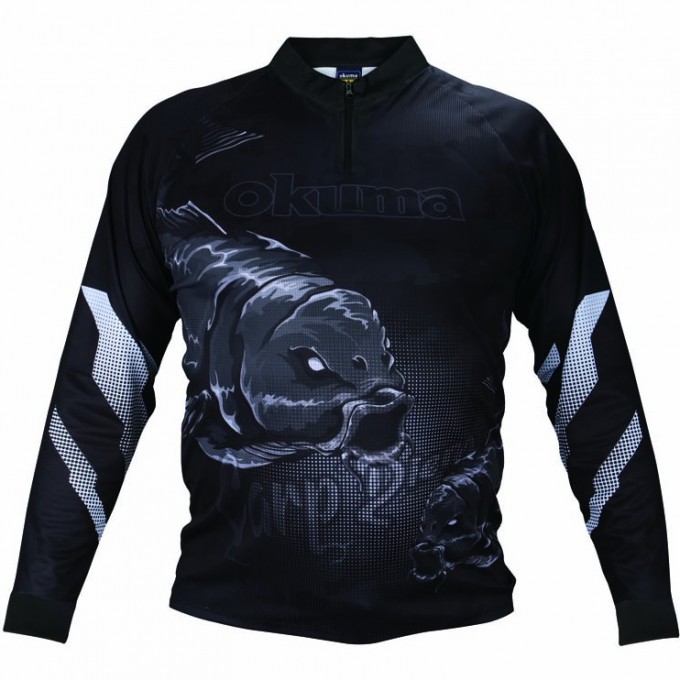 Футболка с длинным рукавом OKUMA CARP JERSEY-3L PA01T055G3L